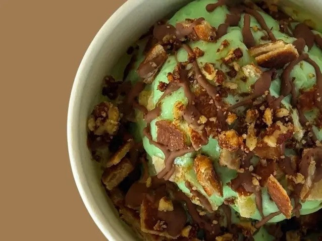 Stroofwafel Pistachio Ice Cream